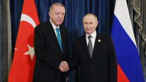 Ərdoğanla Putin müzakirələr apardı