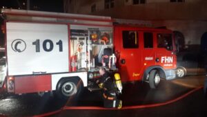 Bakıda çoxmərtəbəli yaşayış binasında YANĞIN – VİDEO