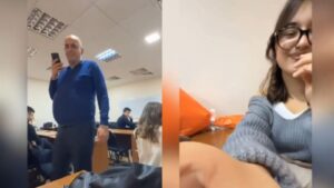 Azərbaycanda universitet müəllimi tələbəsinə ad günündə belə jest etdi – VİDEO