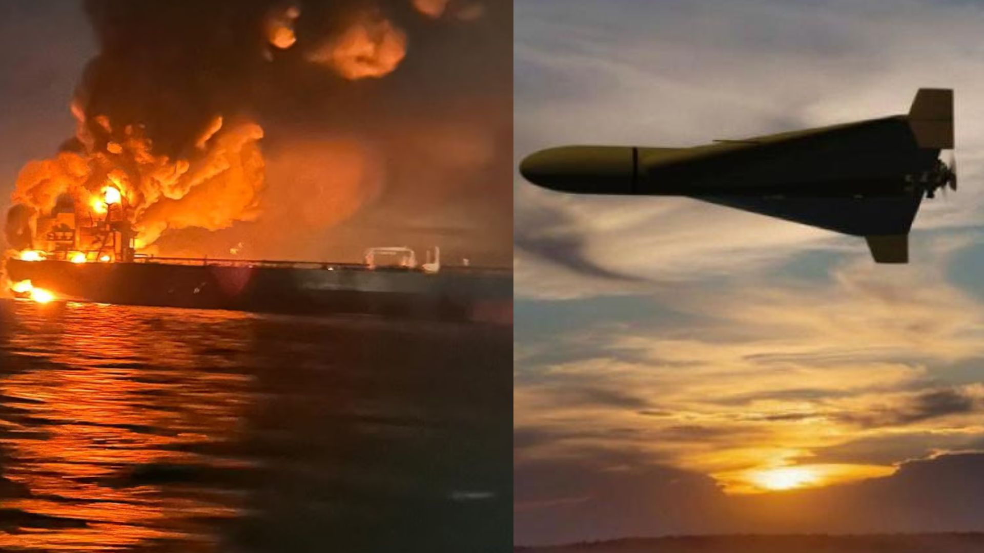 Ukrayna Rusiya tankerlərini belə vurdu – VİDEO