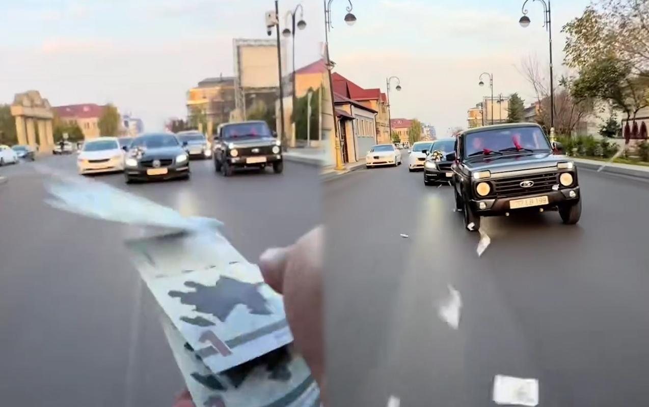 Toy karvanında “avtoş”luq etdilər, polis araşdırmaya başladı – VİDEO