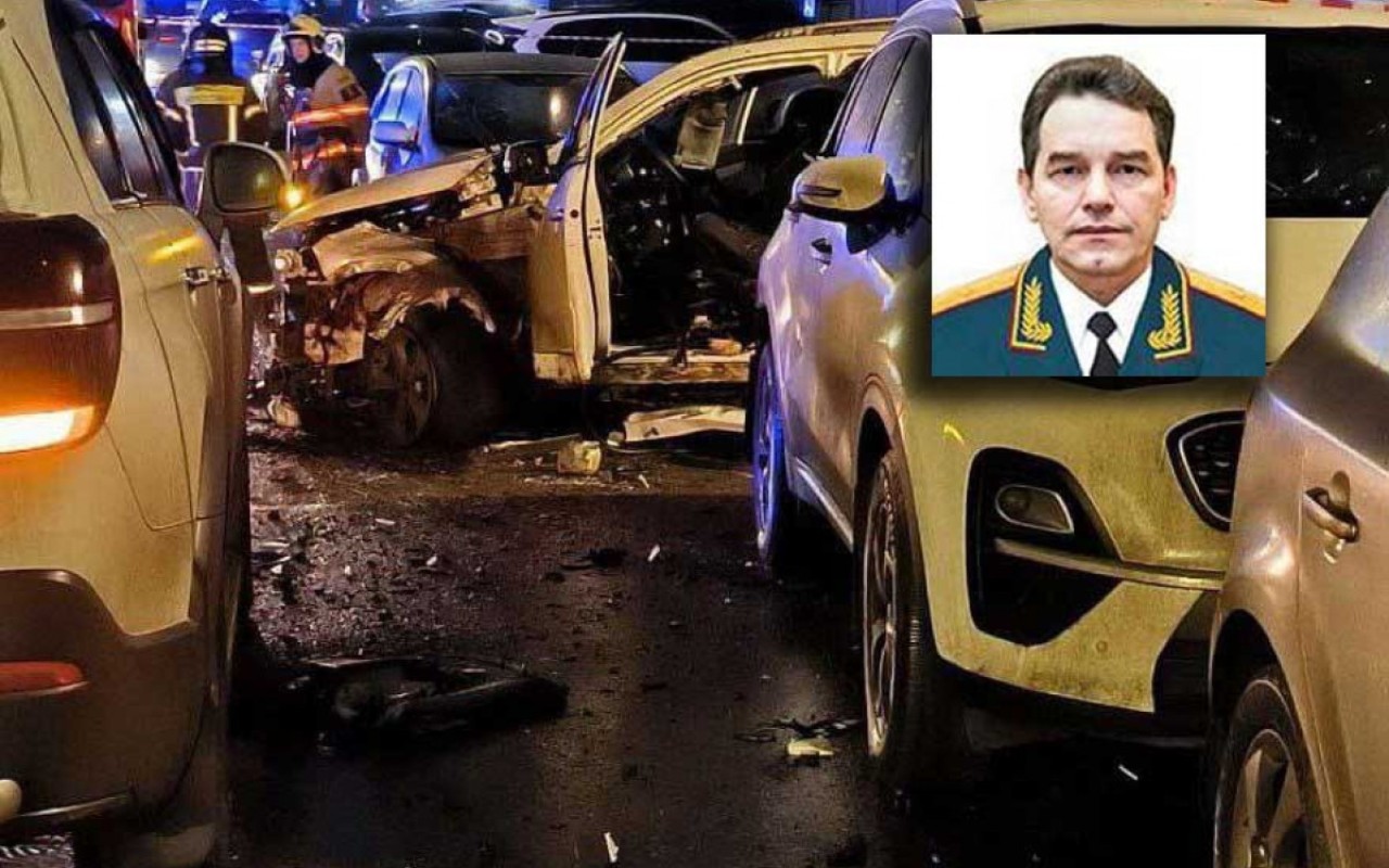 Rusiyada general avtomobilində partladılaraq öldürüldü  – FOTOLAR (YENİLƏNDİ)