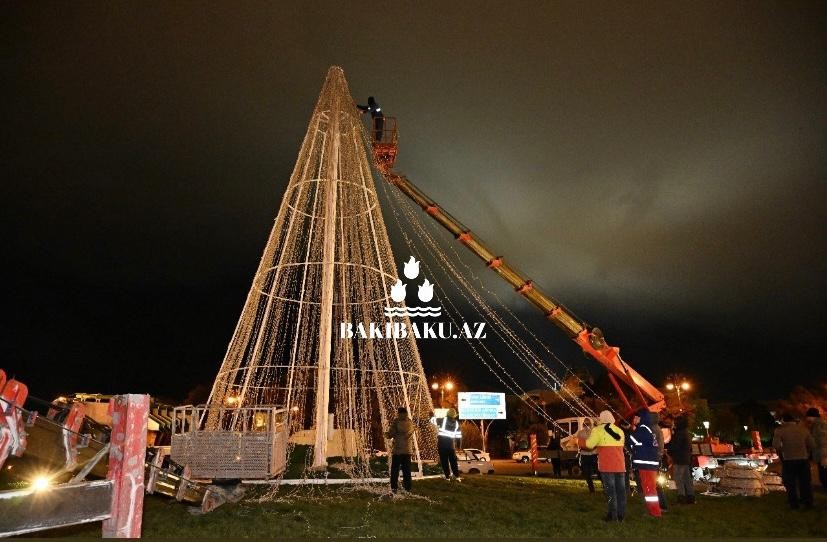 Bakı Yeni ilə belə hazırlaşır – FOTOLAR