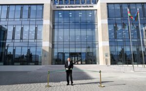 Prezident Xankəndidə açılışda