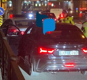 Bakıda polisin “saxla” əmrinə tabe olmayan sürücü aləmi bir-birinə qatdı – FOTO