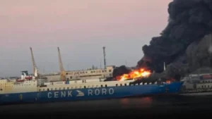 Rusiya Türkiyə gəmisinə raket hücumu etdi – VİDEO