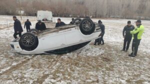 Avtomobil qaz xəttinə çırpıldı, 3 kənd qazsız qaldı – FOTO