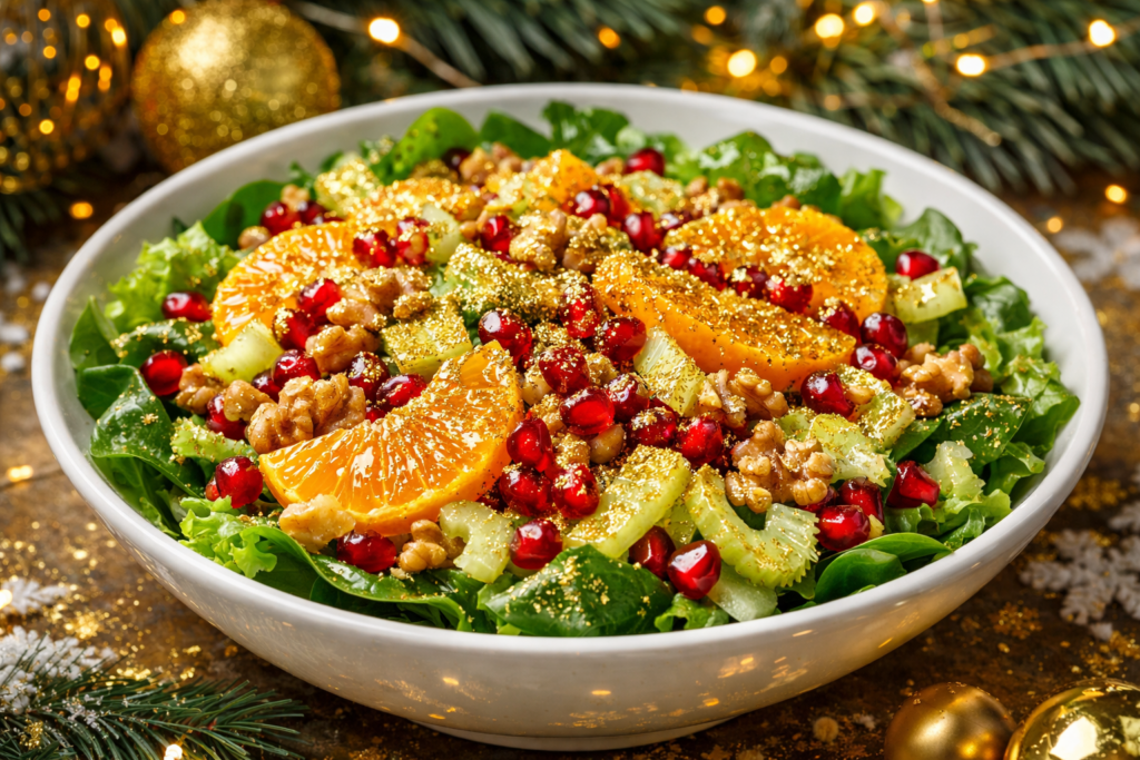 Yeni İl süfrənizi rəngləndirin: “Qızılı Toxunuş” salatı