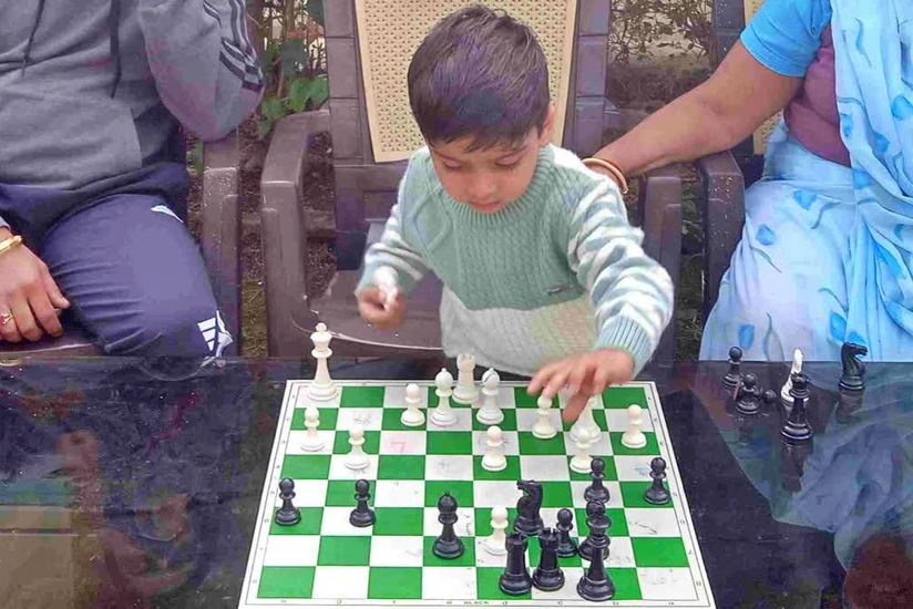 Üç yaşlı şahmatçıdan REKORD