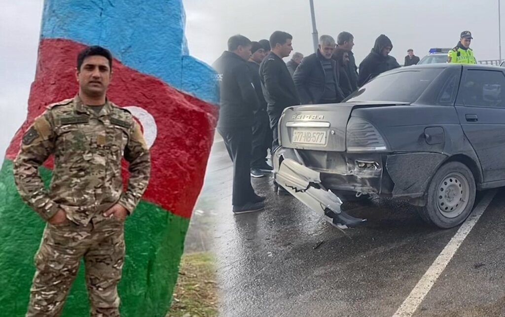 Mais Bərxudarovun sürücüsü olmuş hərbçi qəzada həlak oldu – VİDEO – YENİLƏNİB