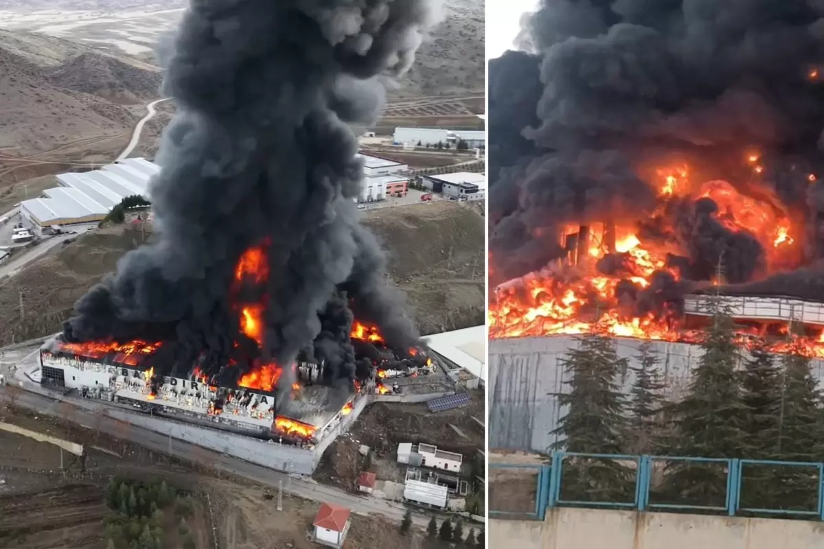 Türkiyədə kimya zavodunda güclü partlayış -FOTOLAR