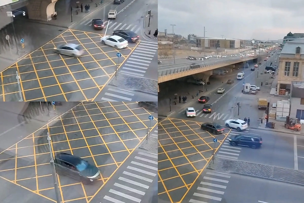 Bakıda bu yola da “sarı tor” çəkildi – VİDEO