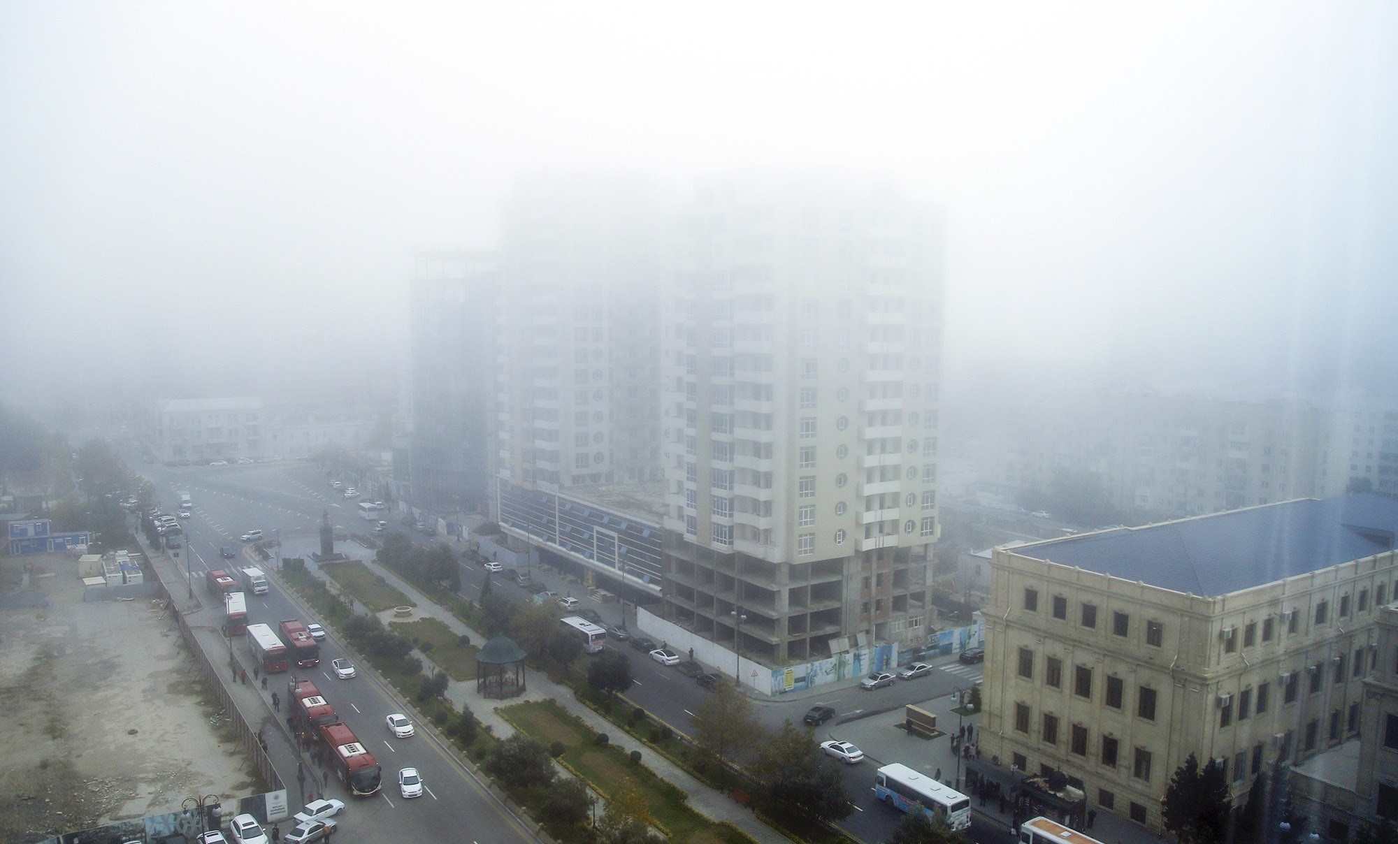 Bu yerlərdə duman var