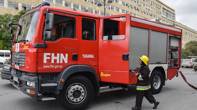 Masazırda binada yanğın: İnsanlar təxliyə edildi – VİDEO