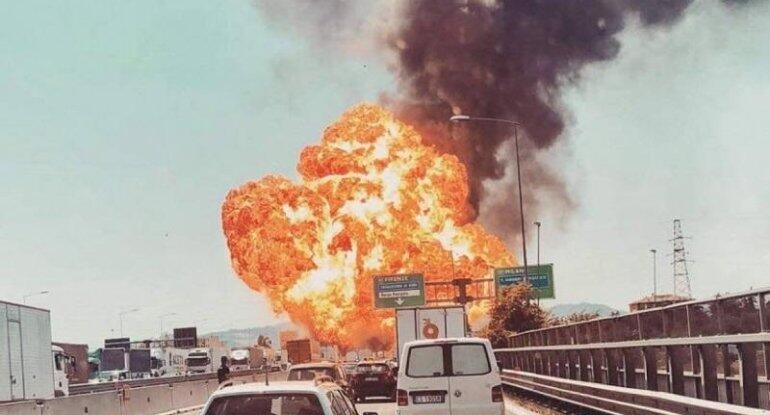 Ermənistanda qazdoldurma məntəqəsində GÜCLÜ PARTLAYIŞ