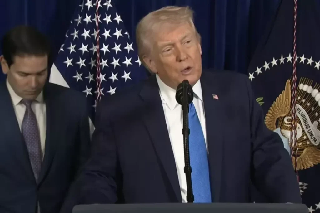 Trampdan İranla bağlı növbəti AÇIQLAMA